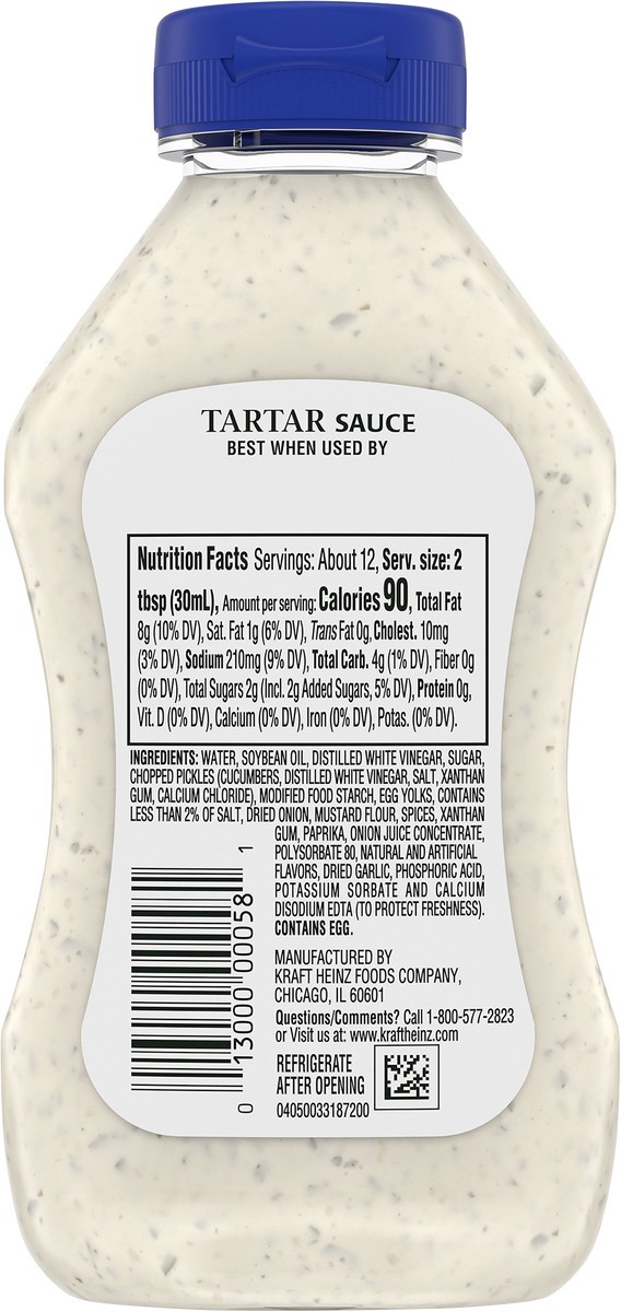 slide 11 of 11, Heinz Premium Tartar Sauce, 12 fl oz Bottle, 12 fl oz