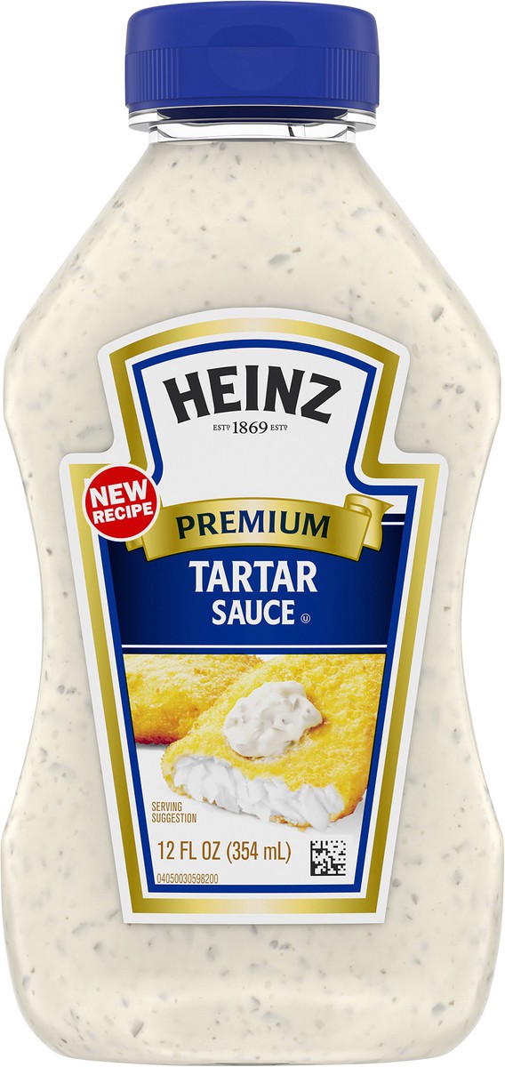 slide 5 of 11, Heinz Premium Tartar Sauce, 12 fl oz Bottle, 12 fl oz