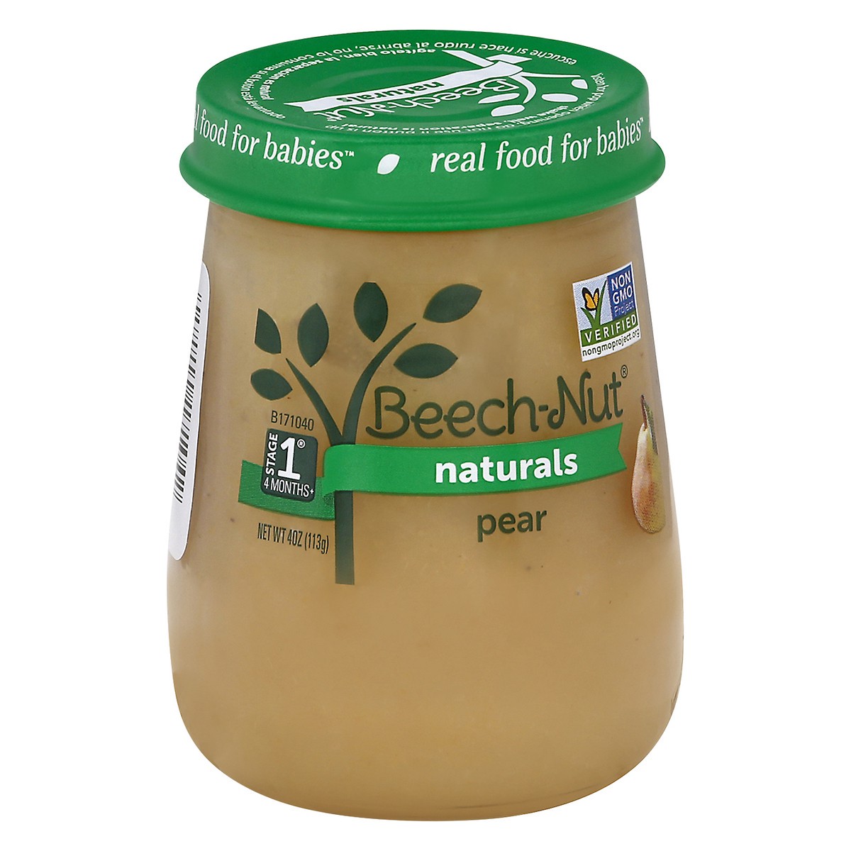 slide 9 of 9, Beech-Nut Stage 1 (4 Months+) Naturals Pear 4 oz, 4 oz