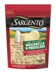 Sargento Shredded Mozzarella & Provolone Natural Cheeses, 8 oz.