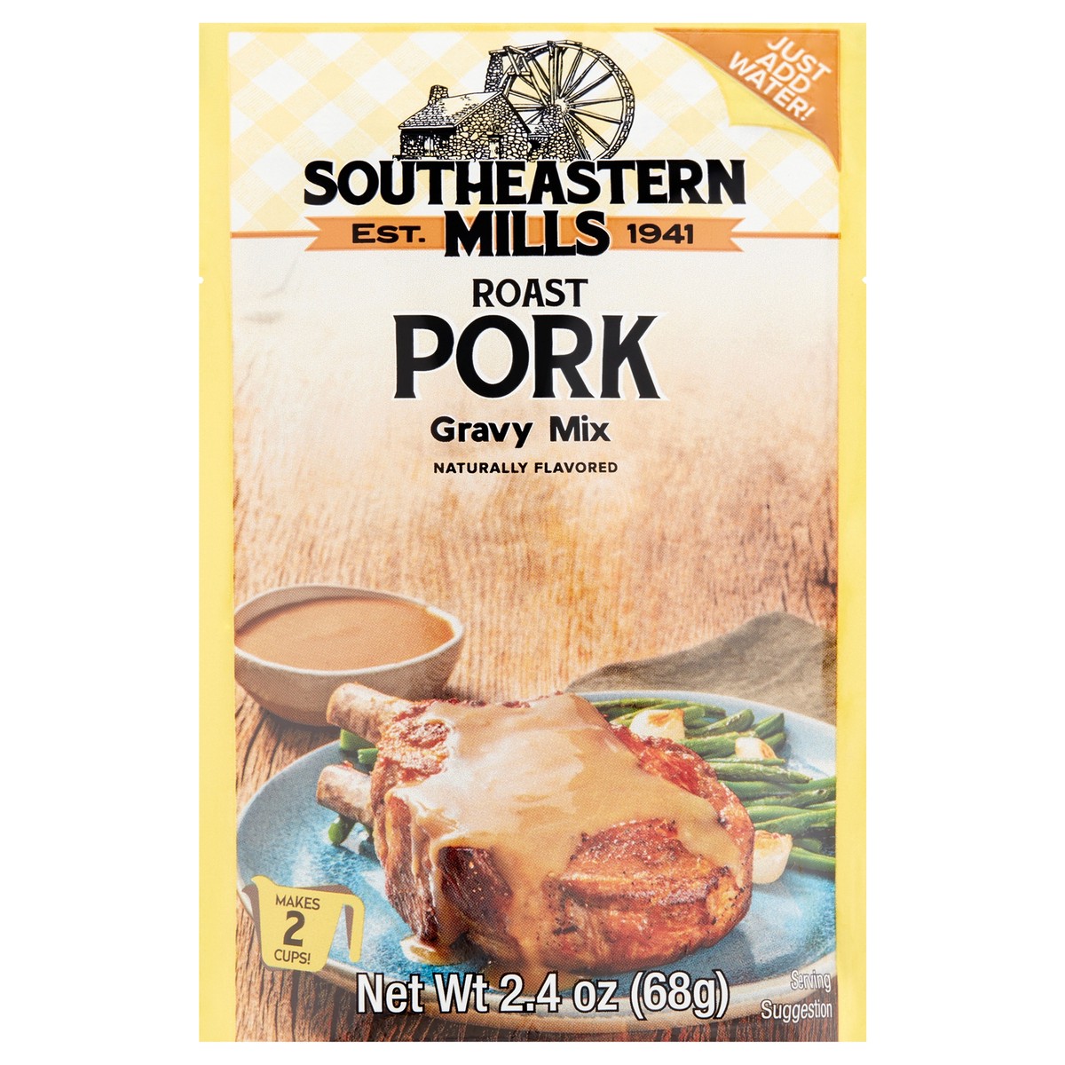 slide 1 of 8, Southeastern Mills Roast Pork Gravy Mix 2.4 OZ, 2.4 oz