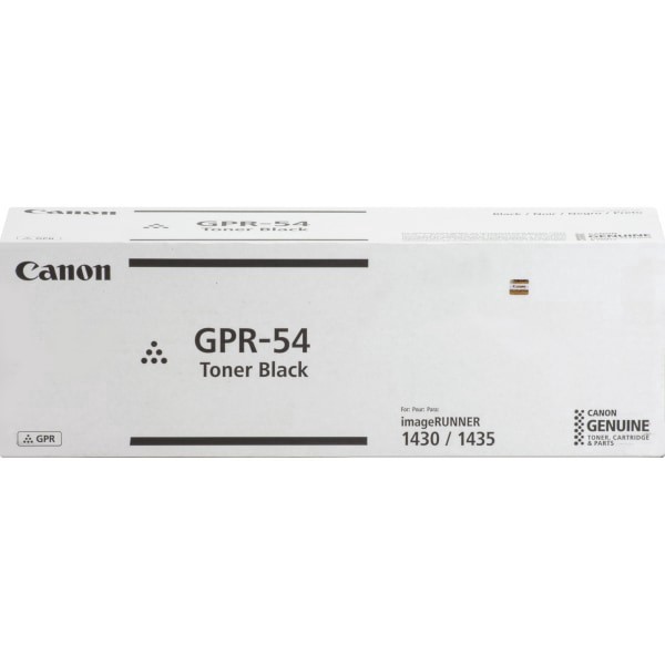 slide 3 of 3, Canon GPR-54 Original Toner Cartridge - Laser - 17600 Pages - Black - 1 Each, 1 ct