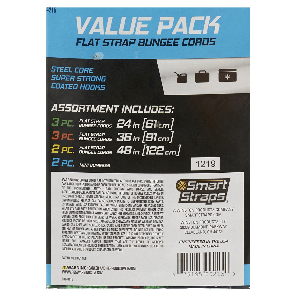 slide 4 of 5, Smartstraps Flat Strap Value Pack Assortment, 10 ct