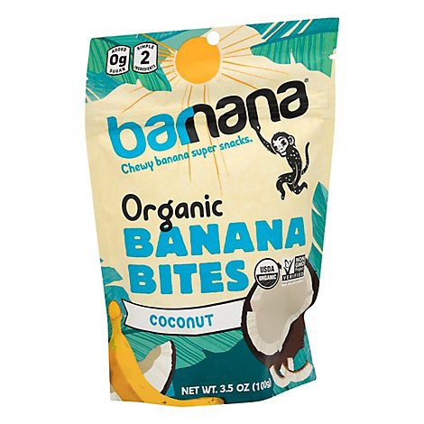 slide 1 of 1, Barnana Banana Bites Organic Chewy Coconut - 3.5 Oz, 3.5 oz