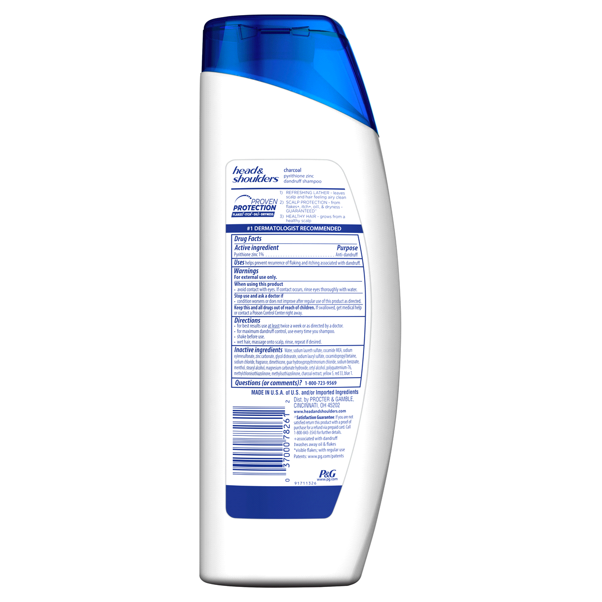 slide 4 of 9, Head & Shoulders Head&Shoulders Charcoal Shamp Men Adv Series, 12.8 fl oz