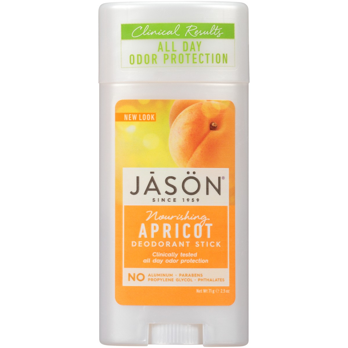 slide 7 of 9, Jason Deodorant Stick Apricot, 2.5 oz