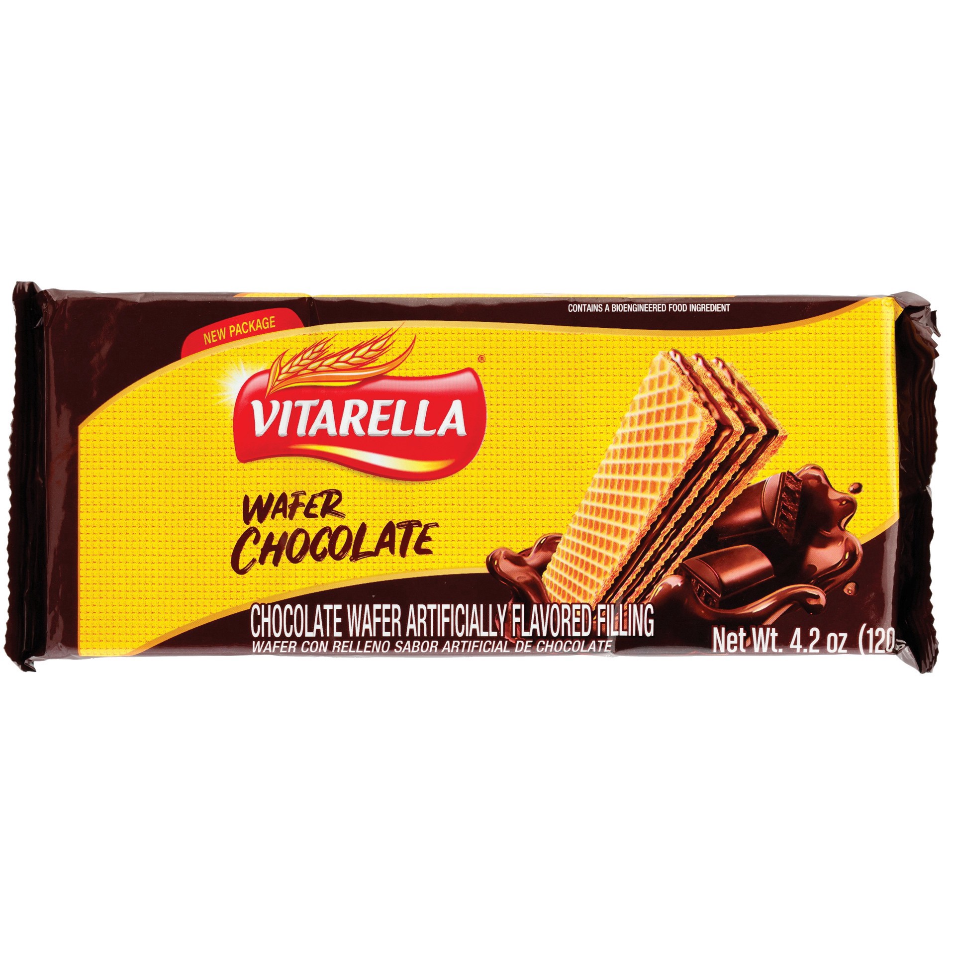slide 1 of 1, Vitarella Chocolate Wafers, 4.2 Oz., 1 ct