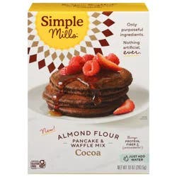 Simple Mills Almond Flour Cocoa Pancake & Waffle Mix 10 oz