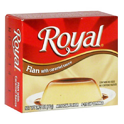 slide 1 of 3, Royal Flan Caramel Custard, 2.75 oz