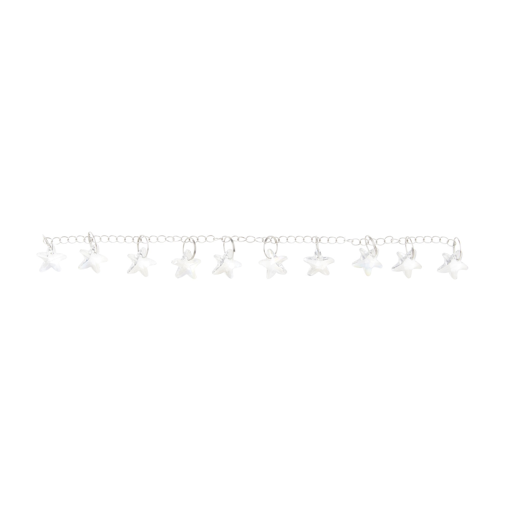 slide 2 of 3, Crystal Glass Starfish Bead Chain, 14mm By Bead Landing, 14mm