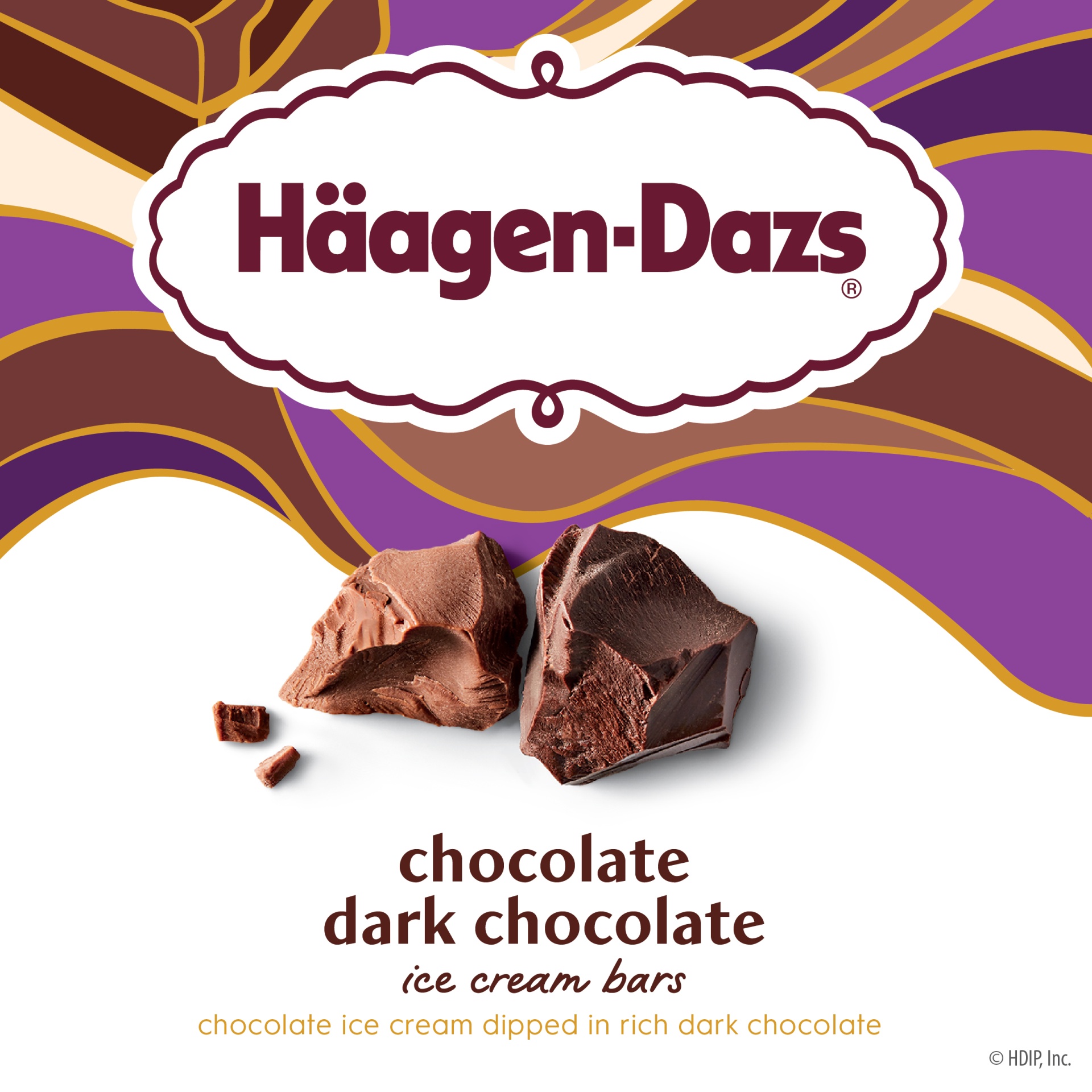slide 2 of 7, Häagen-Dazs Chocolate Dark Chocolate Ice Cream Bars, 3 ct