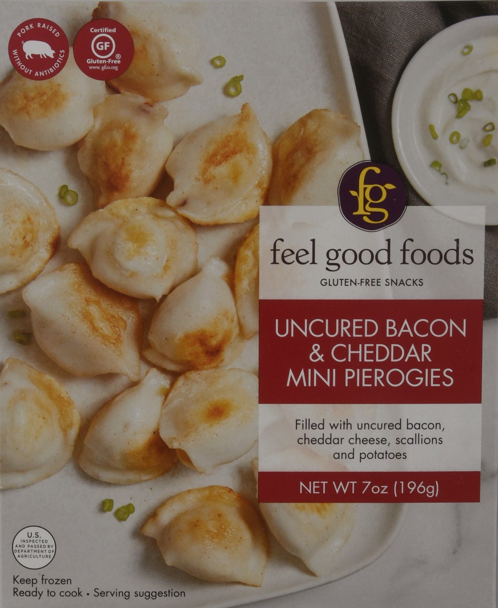 slide 9 of 13, Feel Good Foods Pierogies Bacon Cheddar, 1 ct