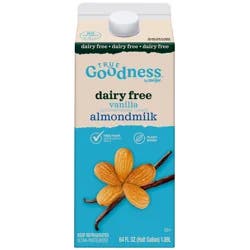 True Goodness Vanilla Dairy Free Almond Milk 64 OZ