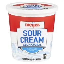 Meijer All Natural Sour Cream