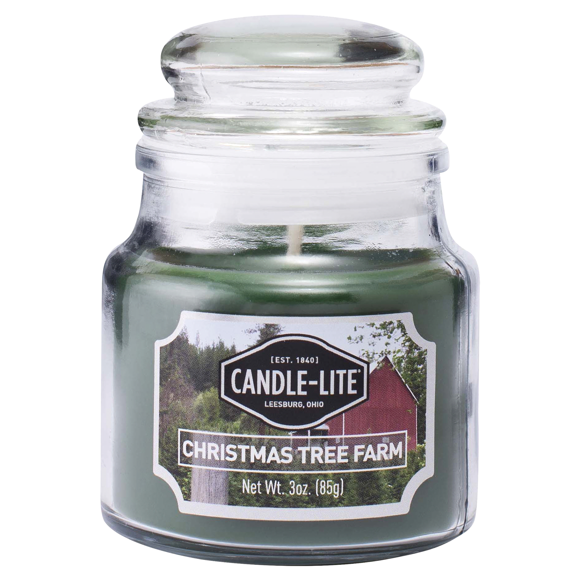 slide 1 of 1, Candle-Lite Scented Candle - Christmas Tree Farm, 3 oz