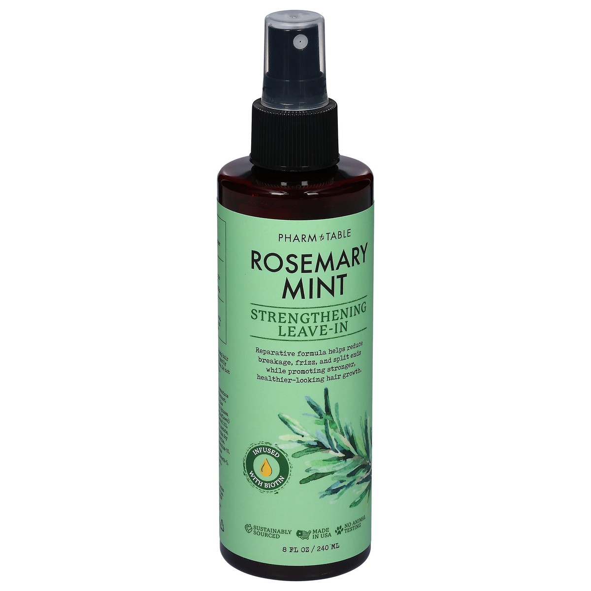 slide 2 of 4, Pharm To Table Rosemary Mint Leave-In, 240 Ml, 8.11 oz