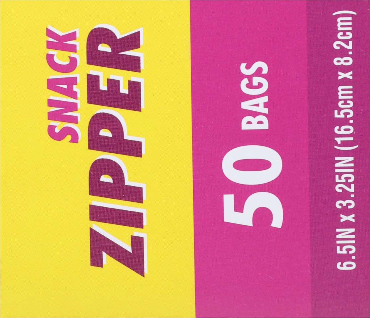 slide 9 of 9, Rouses Markets Snack Zipper Bags 50 ea, 50 ct