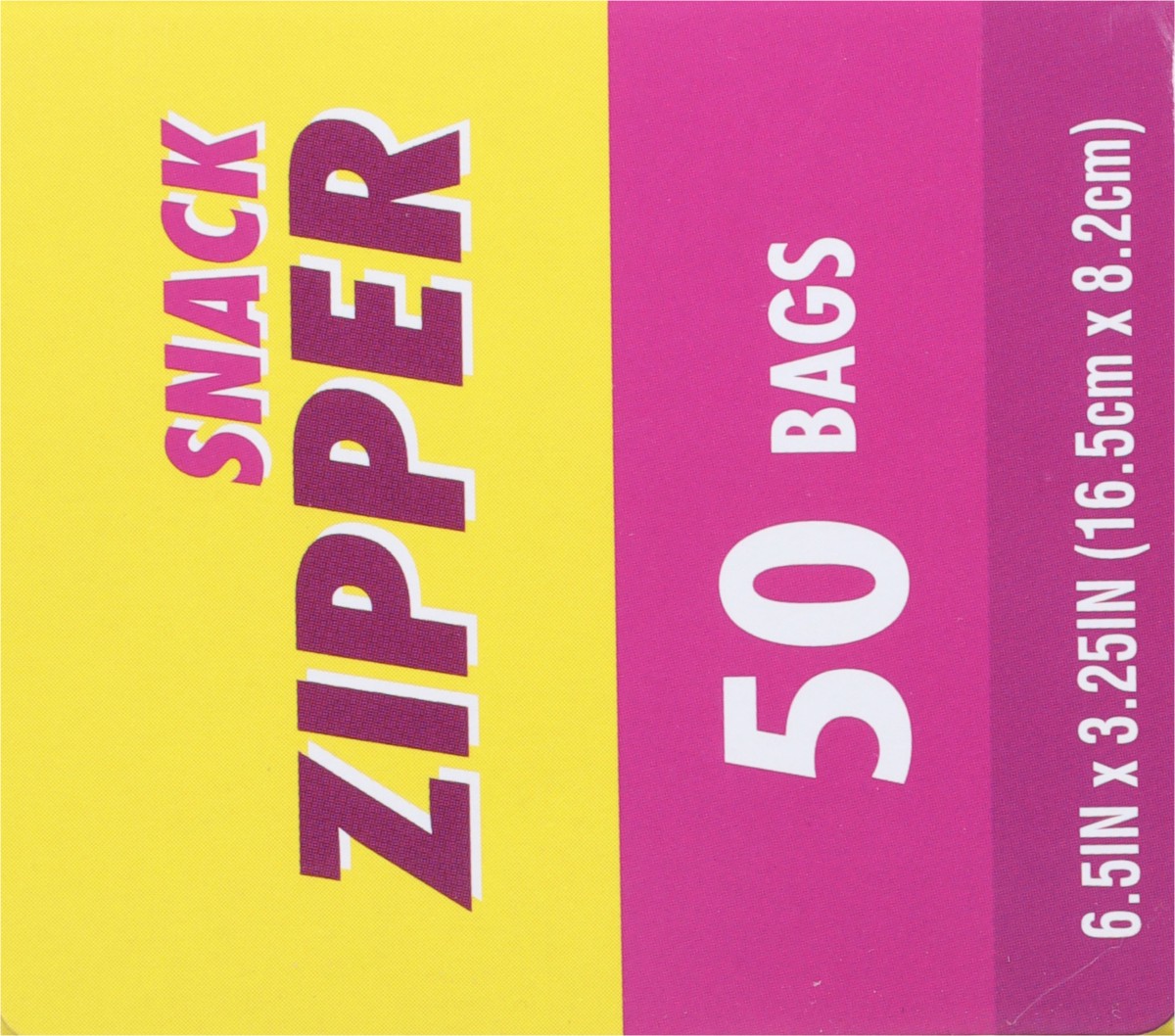 slide 6 of 9, Rouses Markets Snack Zipper Bags 50 ea, 50 ct