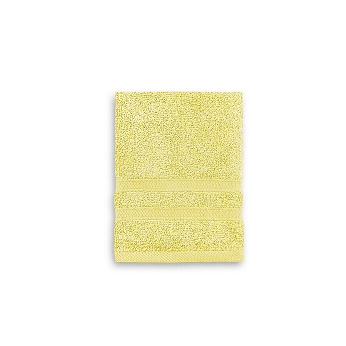 slide 1 of 1, Wamsutta Ultra Soft MICRO COTTON Washcloth - Lemon, 1 ct