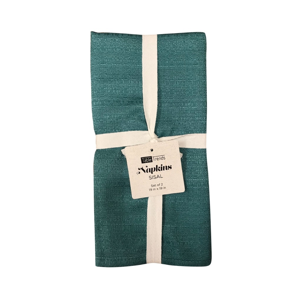 slide 1 of 1, Arlee Home Fashions Sisal Napkins - Turquoise, 2 ct