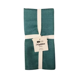 Arlee Home Fashions Sisal Napkins - Turquoise