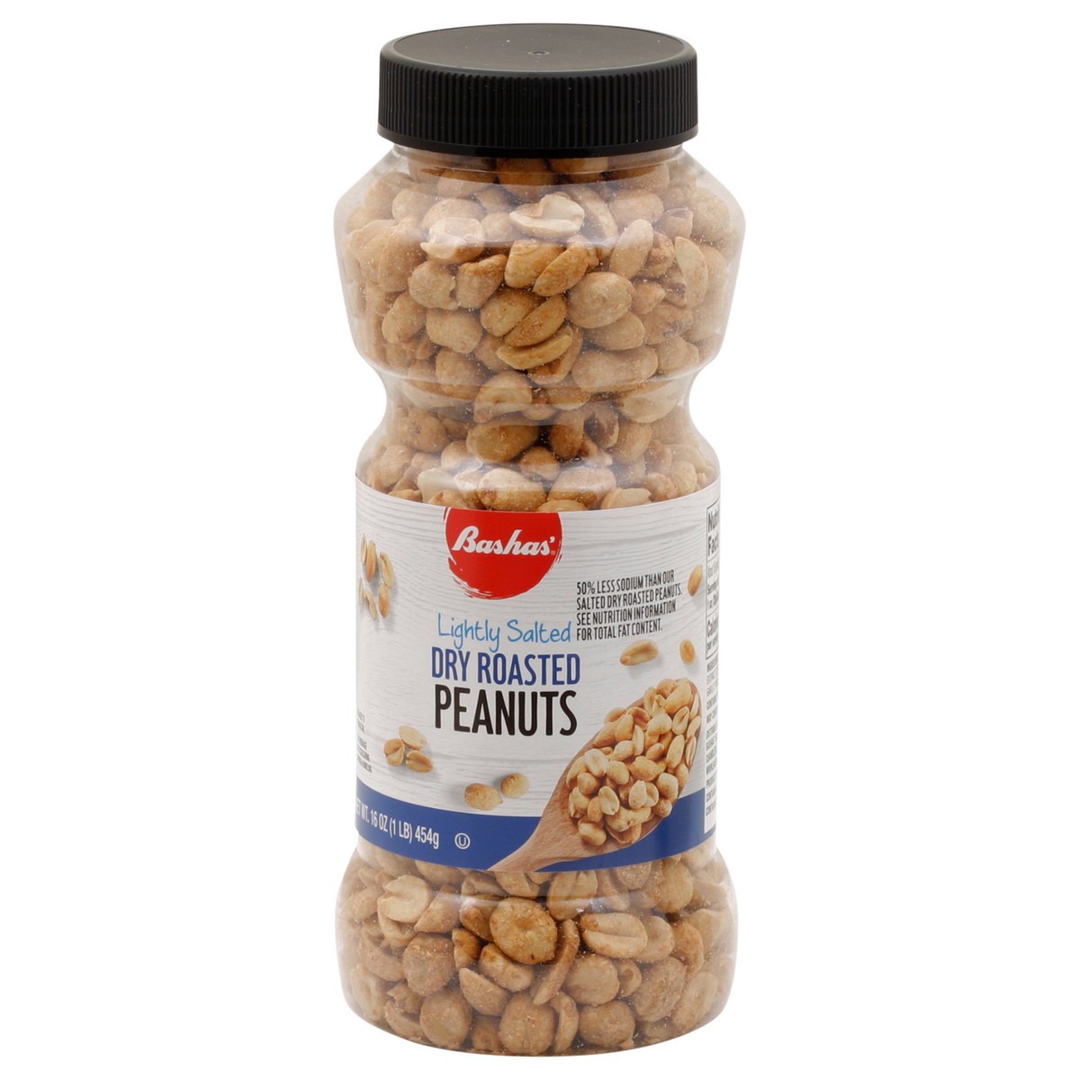 slide 1 of 12, Bashas Pnts Dry Rstd Ls Salt, 16 oz