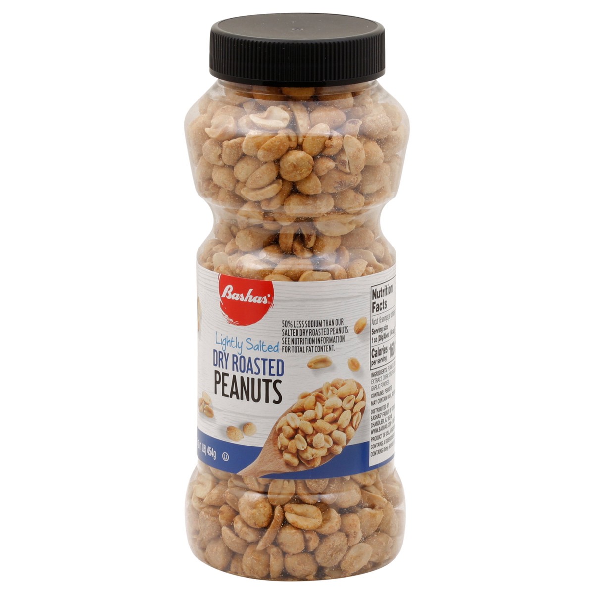 slide 4 of 12, Bashas Pnts Dry Rstd Ls Salt, 16 oz