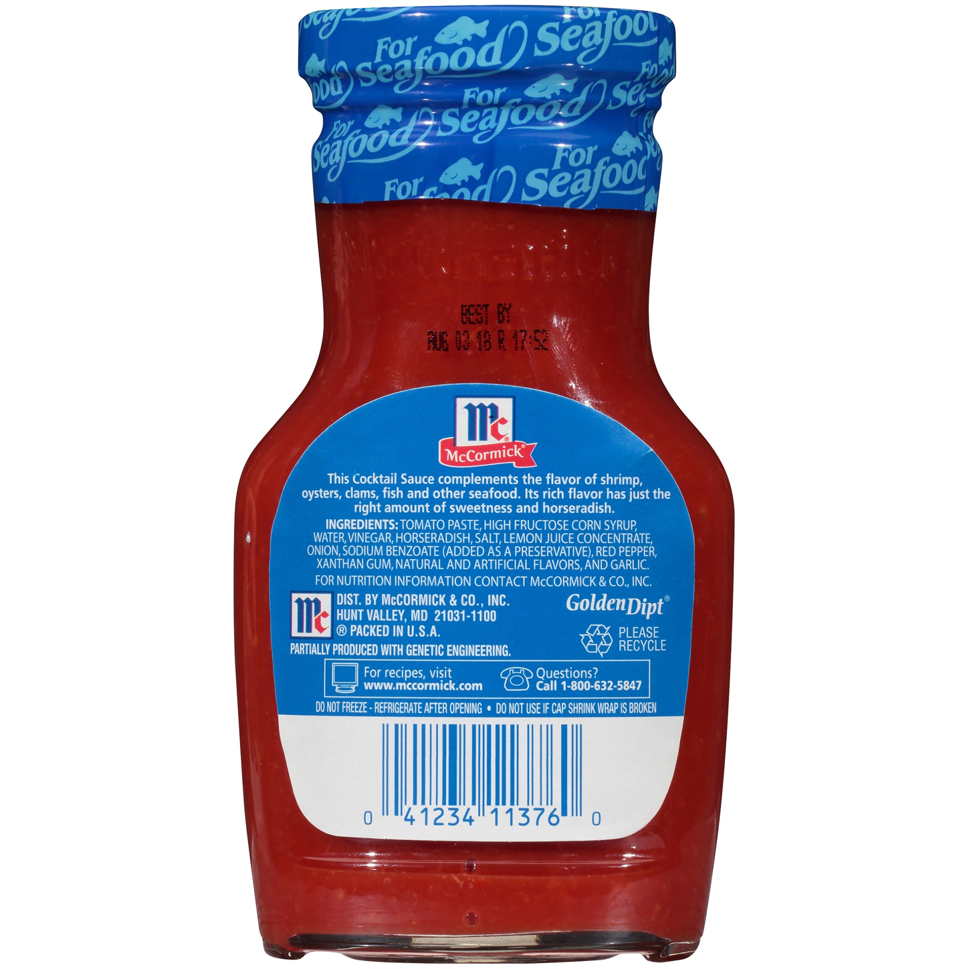 slide 3 of 5, McCormick Original Seafood Cocktail Sauce, 8 fl oz