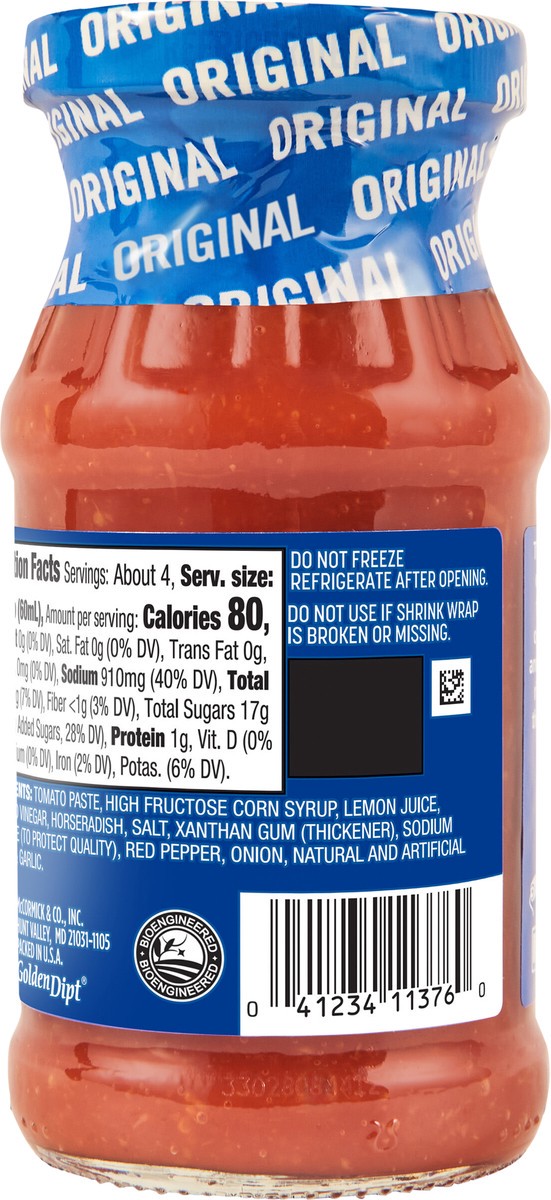slide 6 of 9, McCormick GOLDEN DIPT Seafood Cocktail Sauce, 8.0 fl oz, 8 fl oz