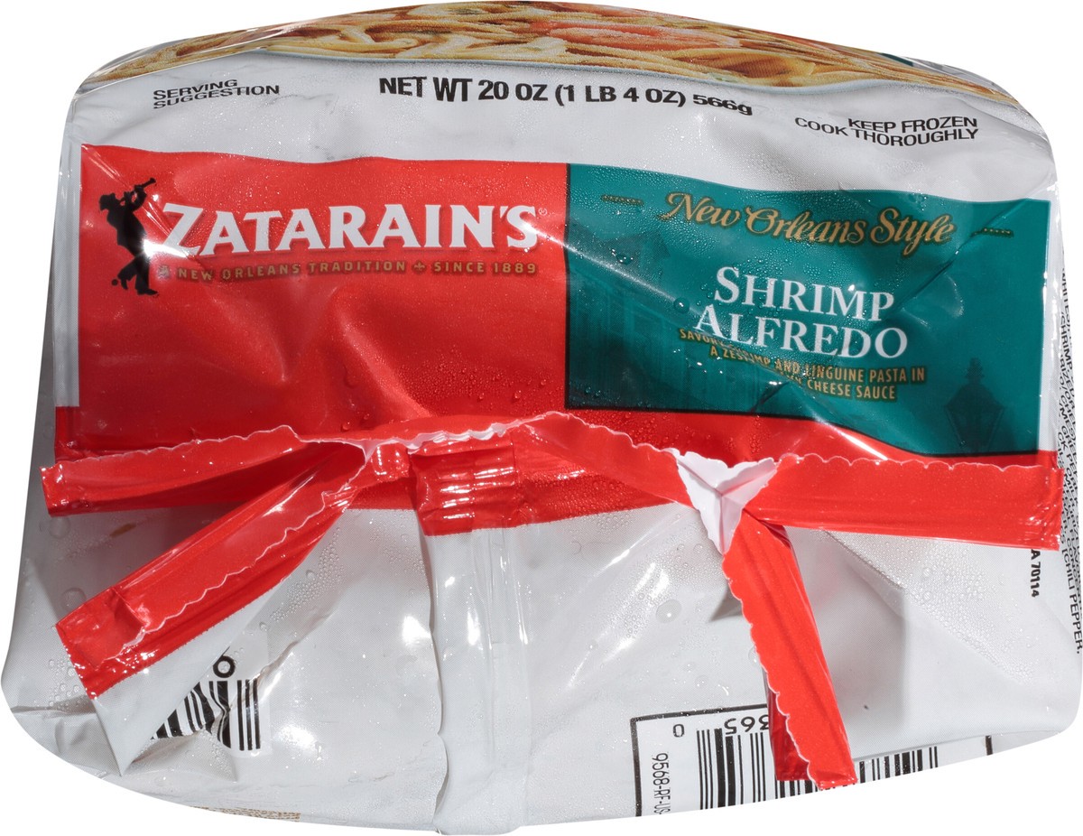 slide 14 of 14, Zatarain's Frozen Meal - Shrimp Alfredo, 20 oz