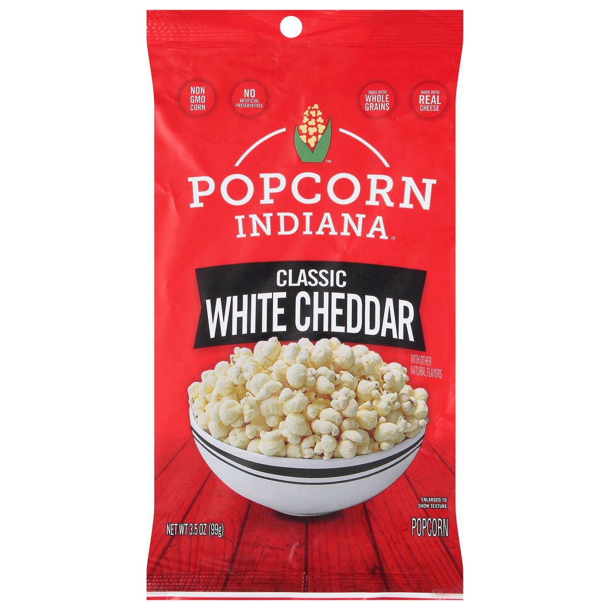 slide 8 of 13, Popcorn, Indiana Classic White Cheddar Popcorn 3.5 oz, 3.5 oz