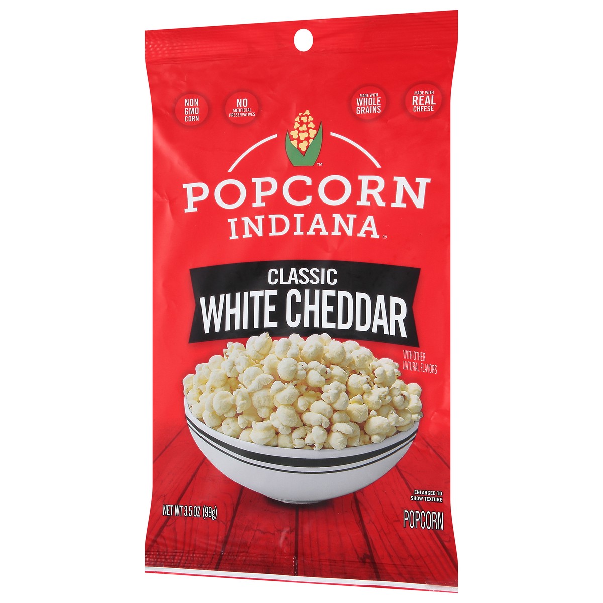 slide 10 of 13, Popcorn, Indiana Classic White Cheddar Popcorn 3.5 oz, 3.5 oz