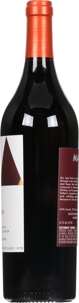 slide 9 of 9, Marietta Cellars Marietta Red Blend Christo Wine, 750 ml