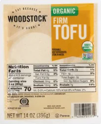 Woodstock Organic Firm Tofu 14 oz