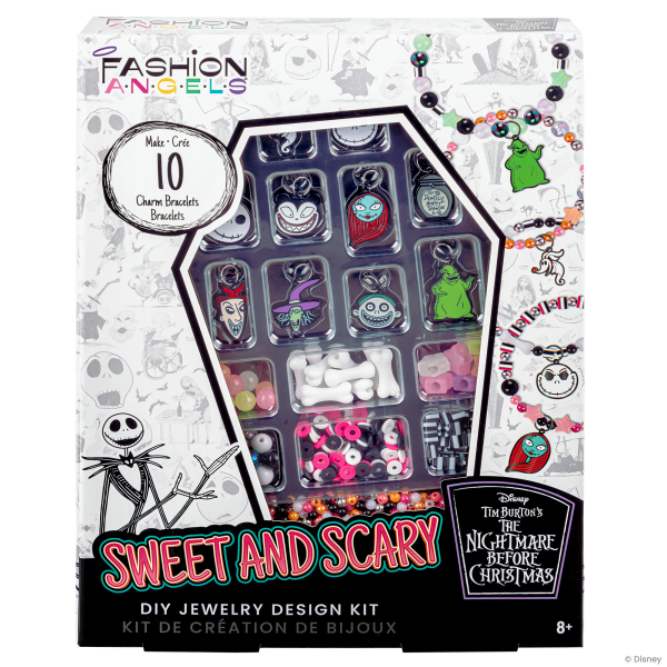 slide 6 of 6, Fashion Angels Disney Tim Burton's The Nightmare Before Christmas Sweet & Scary Jewelry Kit, 1 ct