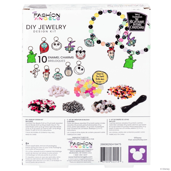 slide 2 of 6, Fashion Angels Disney Tim Burton's The Nightmare Before Christmas Sweet & Scary Jewelry Kit, 1 ct