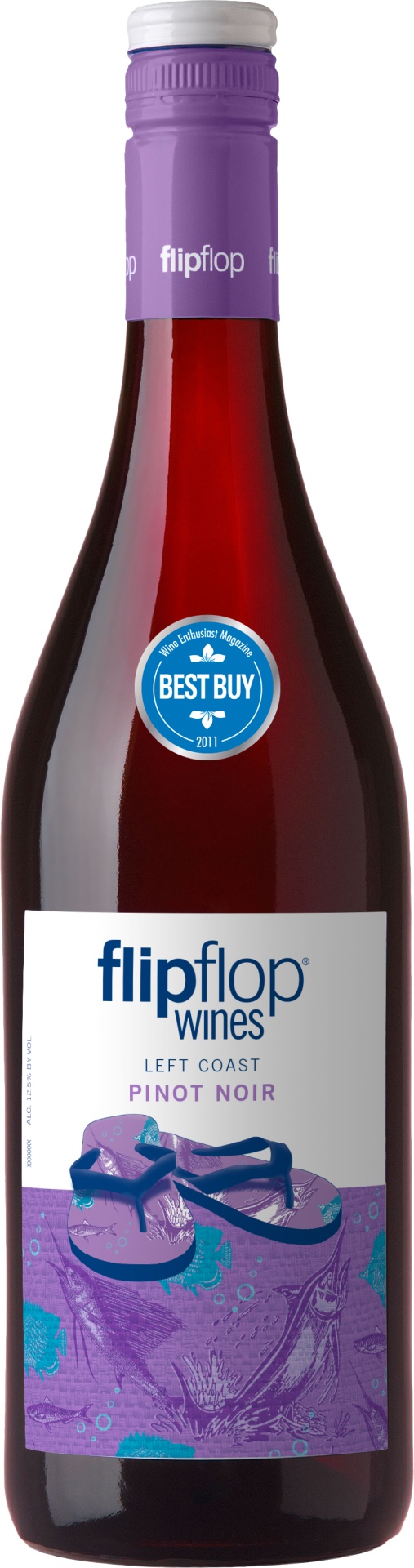 slide 1 of 3, flipflop Pinot Noir Red Wine, 750 ml