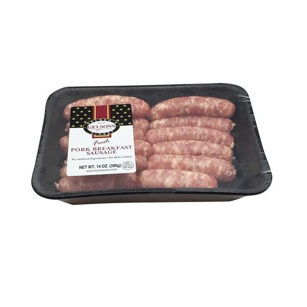 slide 1 of 1, Gelson's Finest Pork Breakfast Sausage, 14 oz