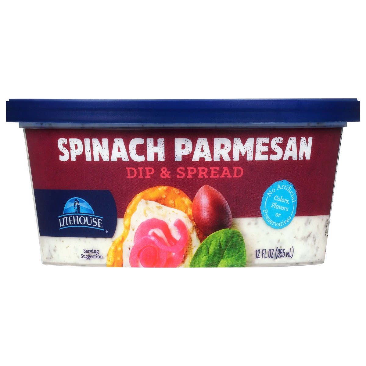 slide 11 of 11, Litehouse Spinach Parmesan Dip & Spread 12 fl oz, 12 fl oz