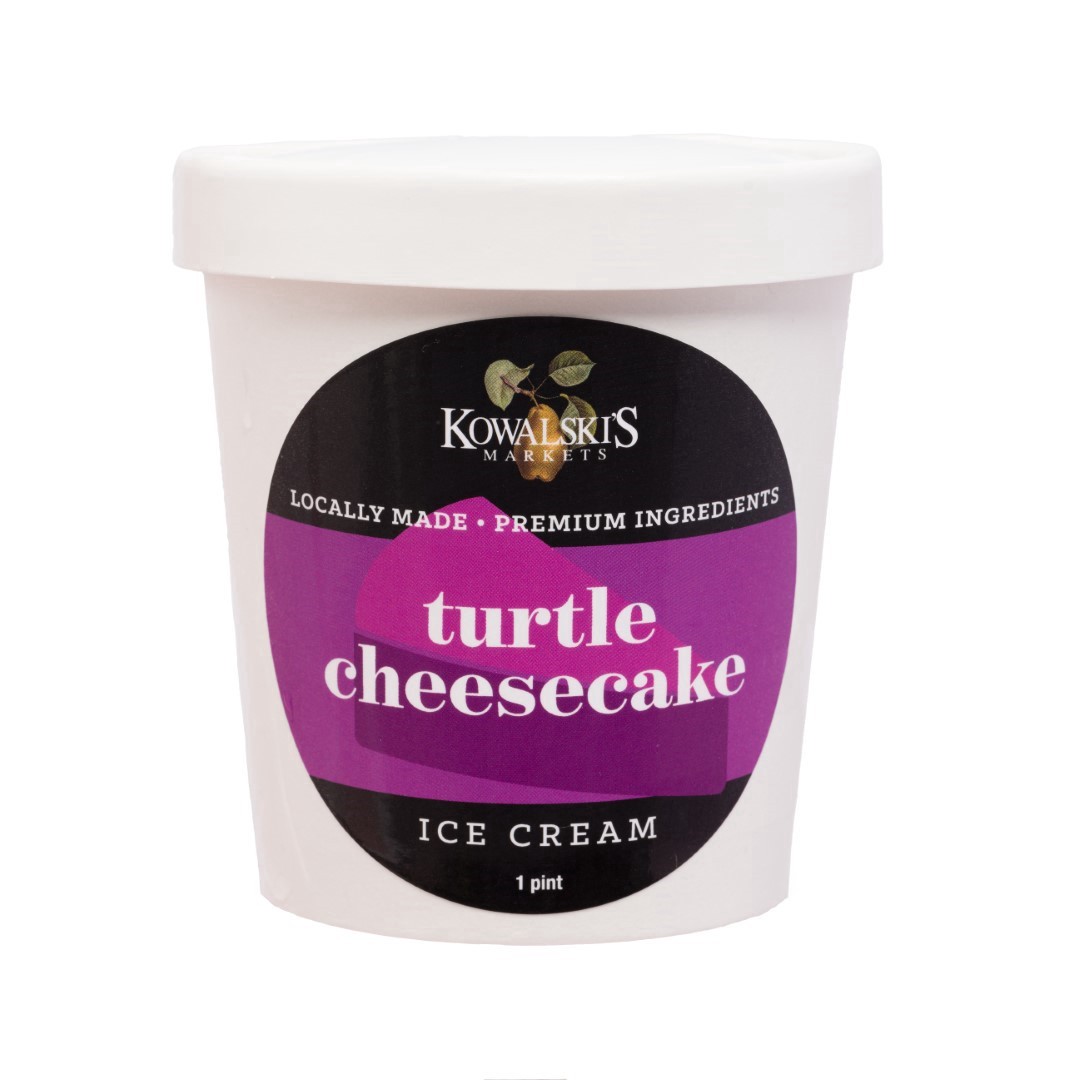 slide 1 of 1, KOWALSKIS Kwl Turtle Cheesecake Ice Cream, 
