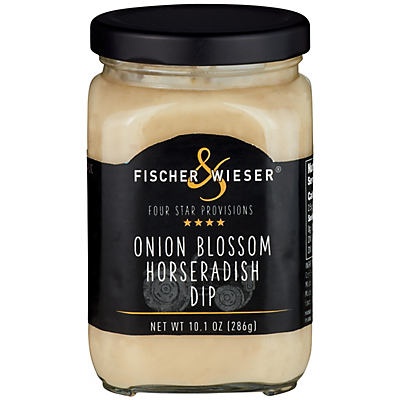 slide 1 of 1, Fishcer & Wieser Four Star Provisions Onion Blossom Horseradish Dip, 10.1 oz