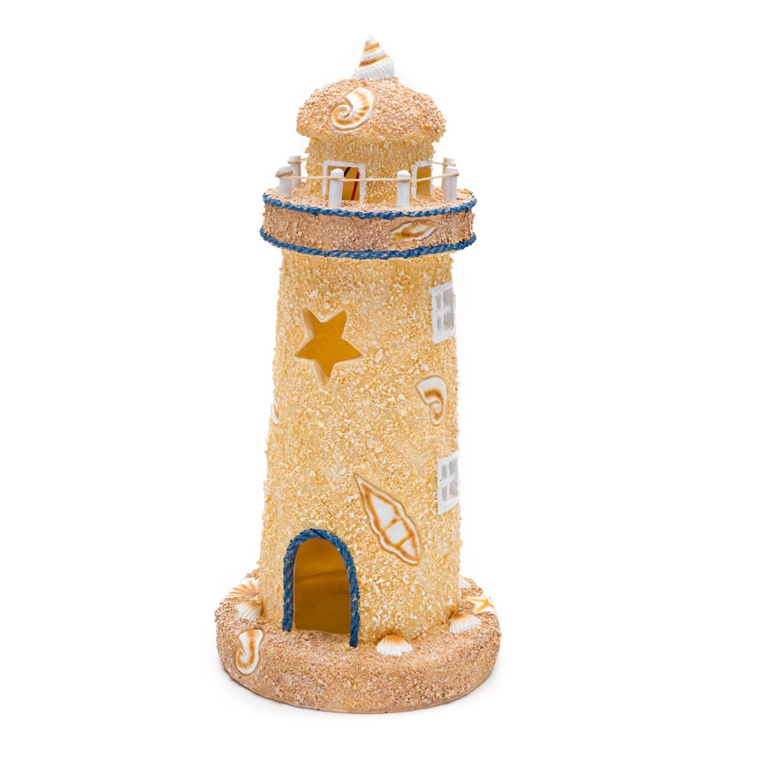 slide 1 of 1, Penn-Plax Lighthouse Aquarium Ornament, 1 ct