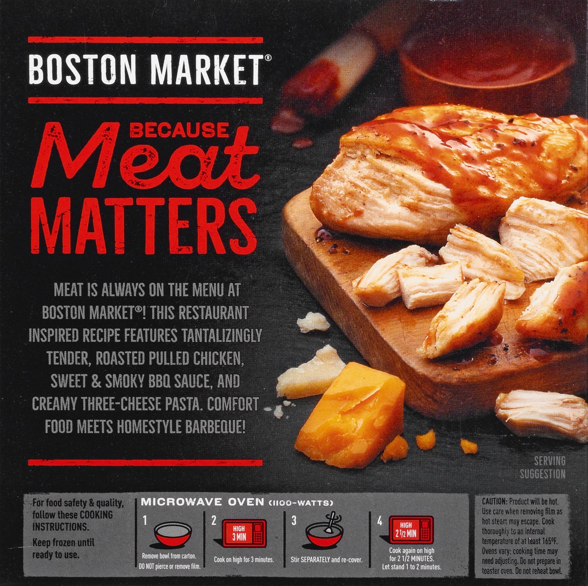 slide 5 of 13, Boston Market Pulled Chicken Bowl with Sweet & Smoky BBQ Sauce, 12 oz