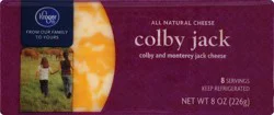Kroger Colby Jack Cheese Bar - 8 oz