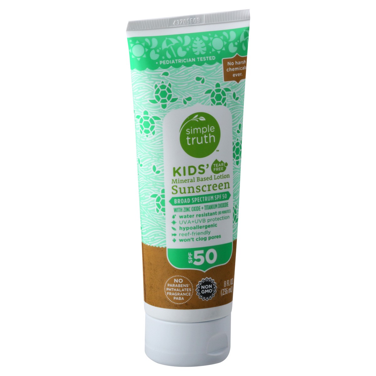 slide 5 of 11, Simple Truth Kids' Broad Spectrum SPF 50 Sunscreen Lotion 8 oz, 8 oz