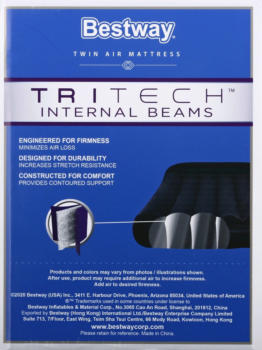 slide 5 of 11, Bestway 12 Inches Height Twin Air Mattress 1 ea, 1 ea