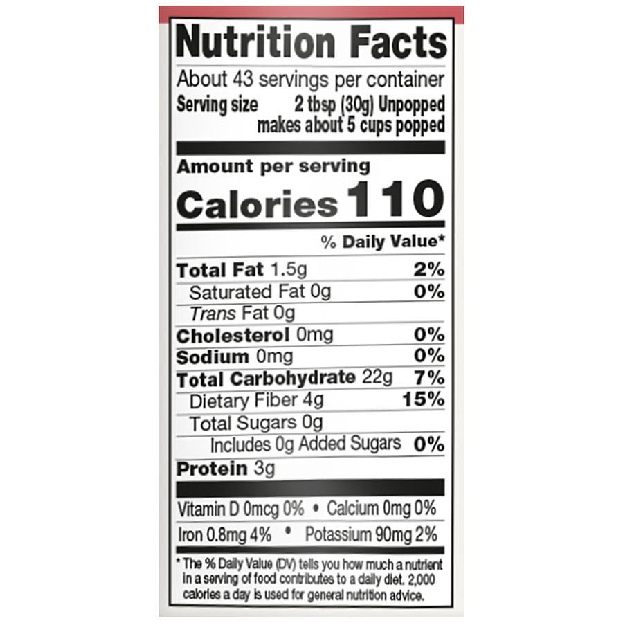 slide 3 of 5, Nice! 100% Whole Grain Popping Corn, 46 oz