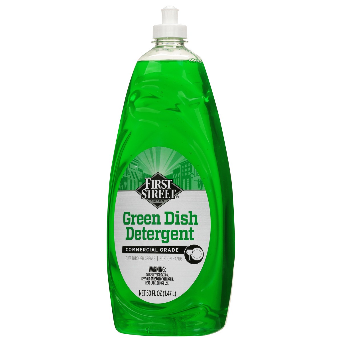 slide 13 of 13, First Street Green Dish Detegent, 50 oz