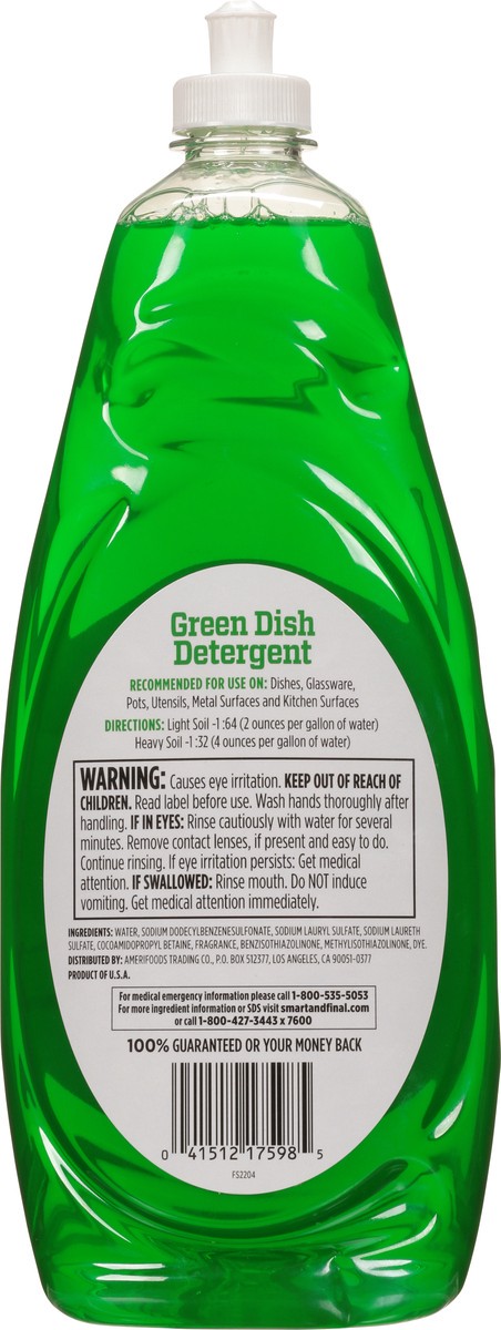 slide 6 of 13, First Street Green Dish Detegent, 50 oz