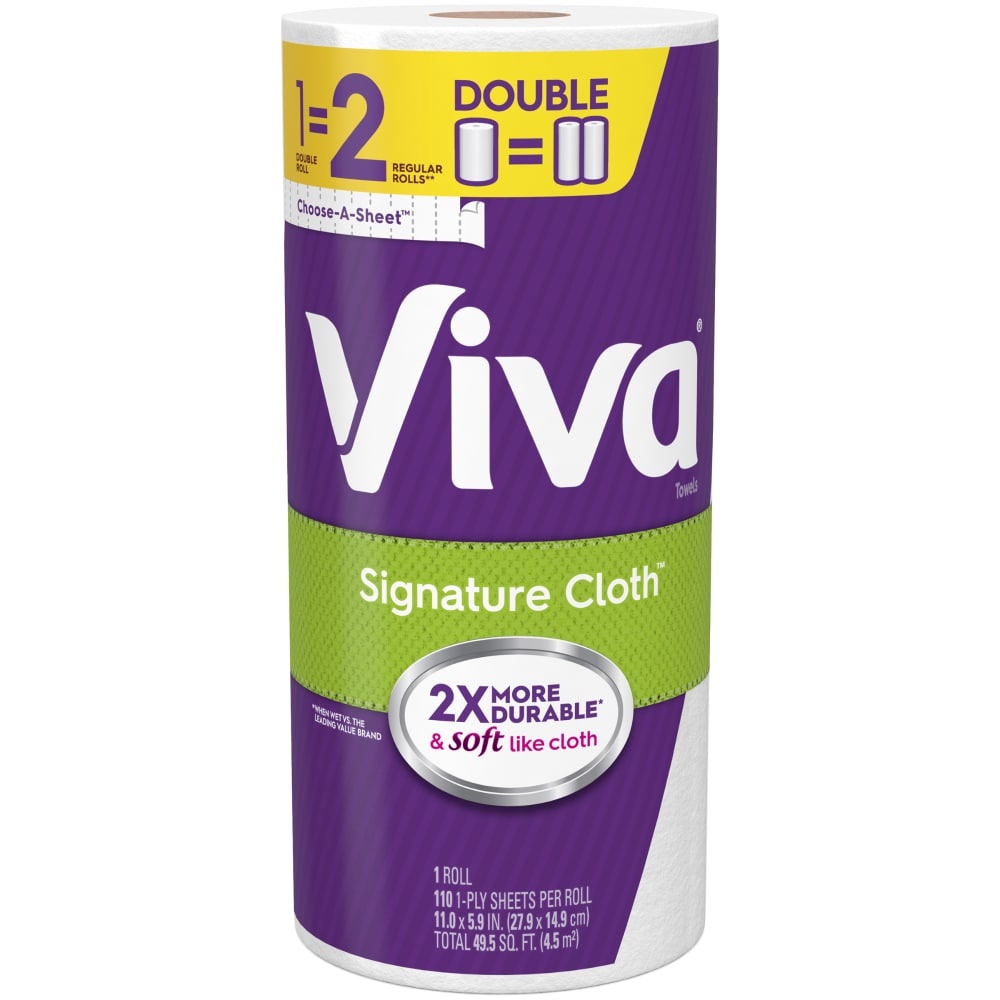 slide 1 of 1, Viva Signature Cloth Paper Towels, 1 ct